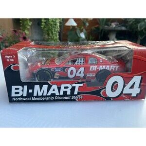 2004 Action Racing Collectables Bi-Mart #04 1:24 Scale Stock Car.